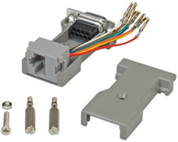 Secomp 12.03.7530 cambiador de género para cable RS232 RJ45 Gris