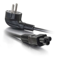 C2G Cable de alimentación europeo para portátil, 1 m (CEE 7/7 a IEC 60320 C5)