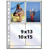 Hama Photo sleeves for ring-binder albums A4, White, 10 x 15 cm foto-album Wit 10 vel 9 x 13 / 10 x 15