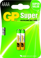 GP Batteries Super Alkaline AAAA Wegwerpbatterij
