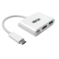 Tripp Lite U444-06N-H4U-C USB grafische adapter 3840 x 2160 Pixels Wit