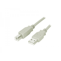 Adj 320-00052 câble USB USB 2.0 3 m USB A USB B Beige
