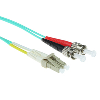 ACT RL7651 InfiniBand/fibre optic cable 1,5 m 2x LC 2x ST OM3 Zwart, Blauw, Grijs, Rood
