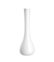 LEONARDO Sacchetta Vase Flaschenförmige Vase Glas Weiß
