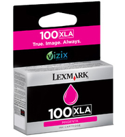 Lexmark 100XLA cartucho de tinta 1 pieza(s) Original Alto rendimiento (XL) Magenta