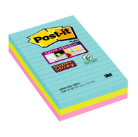 Post-It 4690-SS3-MIA öntapadó jegyzettömb Téglalap alakú Türkizkék, Lime, Rózsaszín 90 lapok
