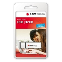AgfaPhoto USB Flash Drive 2.0, 32GB USB-Stick USB Typ-A Silber