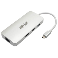 Tripp Lite U442-DOCK12-S USB-C Dock, Triple Display - HDMI, VGA, USB 3.x (5Gbps), USB-A Hub, 60W PD Charging