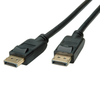 ROLINE DisplayPort-kabel, v1.4, DP M - M, zwart, 2 m