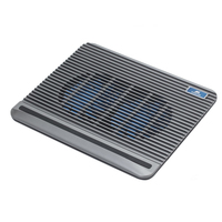 Rivacase 5555 laptop hűtőpad 39,6 cm (15.6") Fekete