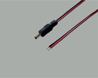 BKL Electronic 072088 power cable Black, Red 2 m