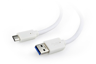 Gembird CCP-USB3-AMCM-W-0.1M cavo USB 0,1 m USB 3.2 Gen 1 (3.1 Gen 1) USB C USB A Bianco