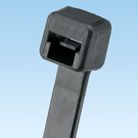 Panduit Cable Tie, 7.4"L (188mm), Standard, Weather Resistant, Black, 100pc kabelbinder Nylon Zwart