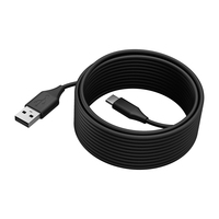 Jabra 14202-11 USB kábel 5 M USB 2.0 USB C USB A Fekete