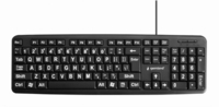 Gembird KB-US-103 tastiera USB QWERTY Inglese US Nero