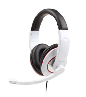 Gembird MHS-001-GW écouteur/casque Avec fil Arceau Appels/Musique Blanc