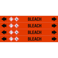 Brady ASME - Rohrmarkierer - Bleach, 230 x 26 mm