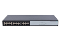 HPE OfficeConnect 1420 24G Unmanaged Gigabit Ethernet (10/100/1000) 1U Zwart