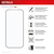 Displex Premium Panzerglas (Full Cover, 10H) für Apple iPhone 17 Pro,MountMaster Full Cover