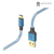Hama Reflective USB kábel 1,5 M USB 2.0 USB A USB C Kék