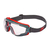 3M GG501 gogle i okulary ochronne Nylon, Poliwęglan (PC) Szary, Czerwony