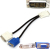 DELL WU329 adapter kablowy DVI-I DVI + VGA (D-Sub) Czarny, Niebieski, Biały