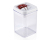Leifheit 31208 Lebensmittelaufbewahrungsbehälter Rechteckig Box 0,8 l Rot, Transparent, Weiß 1 Stück(e)