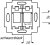 Busch-Jaeger 1753-0-8063 wandcontactdoos 2 x RJ-45 Zwart