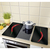 WENKO Hot Peperoni tabla de cocina para cortar Rectangular Plástico, Vidrio templado, Elastómero termoplástico (TPE) Negro, Rojo