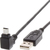 Techly USB 2.0 Cable A Male / Mini B Male 90 ° 1.8 m Black ICOC MUSB-AA-018ANG