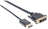 Manhattan 152136 video átalakító kábel 3 M DisplayPort DVI-D Fekete