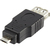 Renkforce RF-4097202 changeur de genre de câble USB Micro-B USB Type A Noir