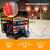 Extralink EX.30714 agregat prądotwórczy 7000 W 25 l Benzynowy Czarny, Pomarańczowy