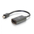C2G 20 cm - Convertisseur adaptateur passif Mini DisplayPort[TM] mâle vers HDMI[R] femelle - 4K 30 Hz