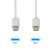 Grab ‘n Go USB-C naar USB-C kabel 1m - Wit