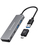GRAUGEAR G-HUB2A2C-AC Schnittstellen-Hub USB 3.2 Gen 1 (3.1 Gen 1) Type-A + Type-C 5000 Mbit/s Silber