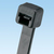 Panduit Cable Tie, 7.4"L (188mm), Standard, Weather Resistant, Black, 100pc opaska kablowa Nylon Czarny