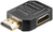 Goobay 51725 cambiador de género para cable HDMI Negro