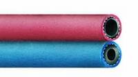 Autogen-Zwillingsschlauch, 5 x 2,75/5 x 2,75 mm 20 bar, für Gas/rot und Sauerstoff/blau