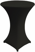 Stretch-Stehtischhusse MARS, Farbe: schwarz, Durchmesser: 80-85 cm, incl.