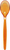 Roltex Teelöffel aus Copolyester in transparentem orange