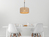 LED Pendelleuchte Korblampe mit Hanfseil Lampenschirm, Ø 40cm