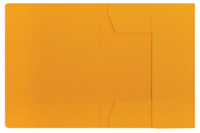 ELBA Sammelmappe "chic" A4, für ca. 100 DIN A4-Blätter, mit 3 Einschlagklappen, aus 320 g/m² Karton (RC), gelb