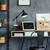 Relaxdays Schreibtischorganizer Kunstleder, Büro Organizer mit Schublade, 4 Fächer, Stiftehalter, 13x19x15 cm, schwarz