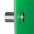 Relaxdays Glas Magnettafel, beschreibbar, mit Stiftehalter, kratzfestes Sicherheitsglas, Glasmagnetwand 60x90 cm, grün