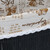 Relaxdays Brotkorb, Paris Design, Bambus, abnehmbare Stoffeinlage, HBT: 16 x 34 x 24 cm, ovaler Frühstückskorb, schwarz