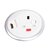 Pixel in-surface power module with 1 x UK socket and 1 x HDMI socket - white