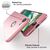 NALIA Custodia Integrale compatibile con iPhone 7, Cover Protettiva Fronte e Retro & Vetro Temperato, Case Rigida Protezione Telefono Cellulare Bumper Sottile Rosa Gold Oro