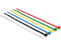 Kabelbinder farbig L 200 x B 3,6 mm 100 Stück, Delock® [18626]
