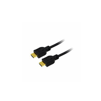LogiLink® High-Speed-HDMI®-Kabel mit Ethernet, schwarz, 2m [CH0037]